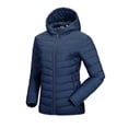 thumbnail image 1 of Off Road Ventures Women's Lightweight Puffer Jacket Packable Waterproof Hooded Winter Quilted Puffer Coat for Traveling Snow Ski, 1 of 8