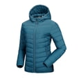 thumbnail image 1 of Off Road Ventures Women's Lightweight Puffer Jacket Packable Waterproof Hooded Winter Quilted Puffer Coat for Traveling Snow Ski, 1 of 8