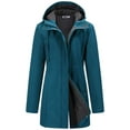 thumbnail image 1 of Off Road Ventures Women's Lightweight Softshell Jacket Fleece Lined Insulated Rain Jacket Hooded Waterproof Windbreaker, 1 of 7