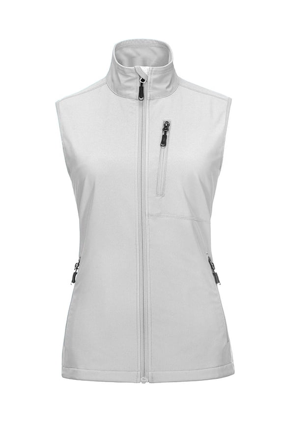 Women's Lightweight Vest Waterproof Windproof Outerwear Cycling Sleeveless Jacket for Hiking Travel