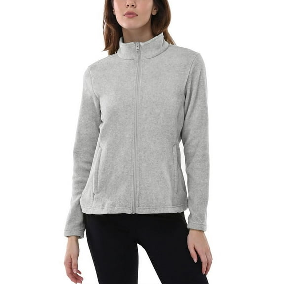 Off Road Ventures Women's Polar Fleece Jackets Lightweight Soft Long Sleeve Zip Up Warm Coats with Pockets for Winter Outerwear