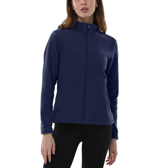 Off Road Ventures Women's Polar Fleece Jackets Lightweight Soft Long Sleeve Zip Up Warm Coats with Pockets for Winter Outerwear