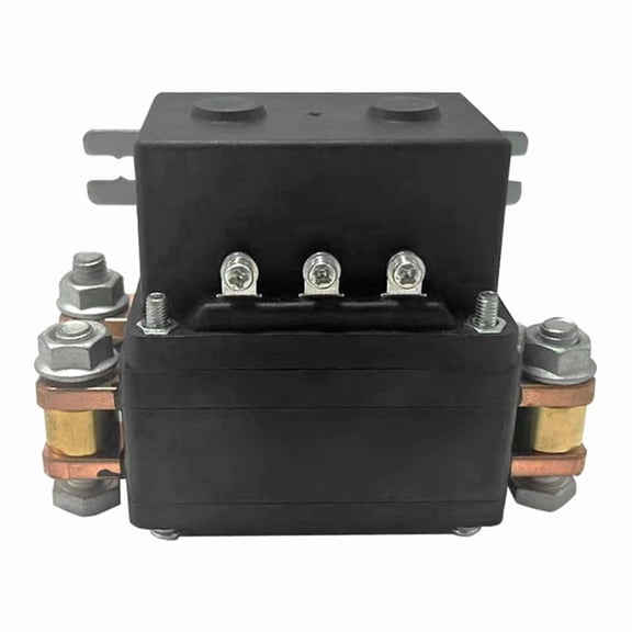 Off-Road Winch Relay for 12V 600A - LR4600, 2 NC 2 NO, Pin Termination, ABS Black