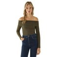 thumbnail image 1 of Off Shoulder Jersey Top, 1 of 5