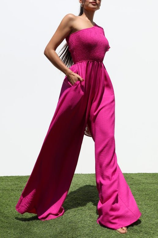 Off Shoulder Jumpsuit