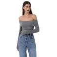 thumbnail image 1 of Off Shoulder Madonna Collar Top, 1 of 5