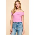 thumbnail image 1 of Off Shoulder Ribbed Top, 1 of 4