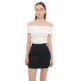 thumbnail image 1 of Off-Shoulder Ruched Bodycon Top, 1 of 5