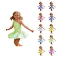 thumbnail image 1 of Off-Shoulder Sequin Party Dress for Girls, Sparkly Rainbow Tutu Princess Gown, Toddler Pageant Dresses 2-10 Years, 1 of 4