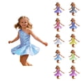 thumbnail image 1 of Off-Shoulder Sequin Party Dress for Girls, Sparkly Rainbow Tutu Princess Gown, Toddler Pageant Dresses 2-10 Years, 1 of 4