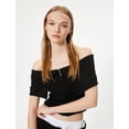thumbnail image 1 of Off Shoulder T-Shirt, 1 of 6