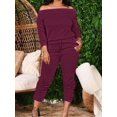 thumbnail image 1 of Off-Shoulder Top and Pants Set, 1 of 4