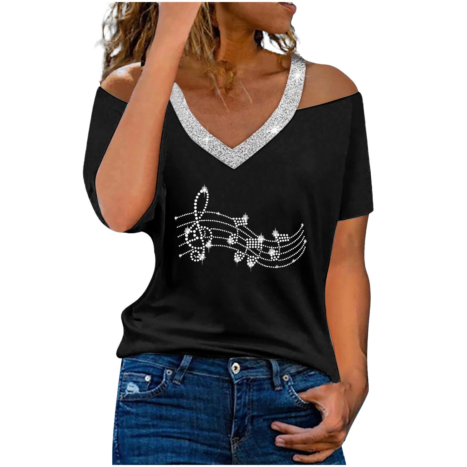 cute shoulder shirts