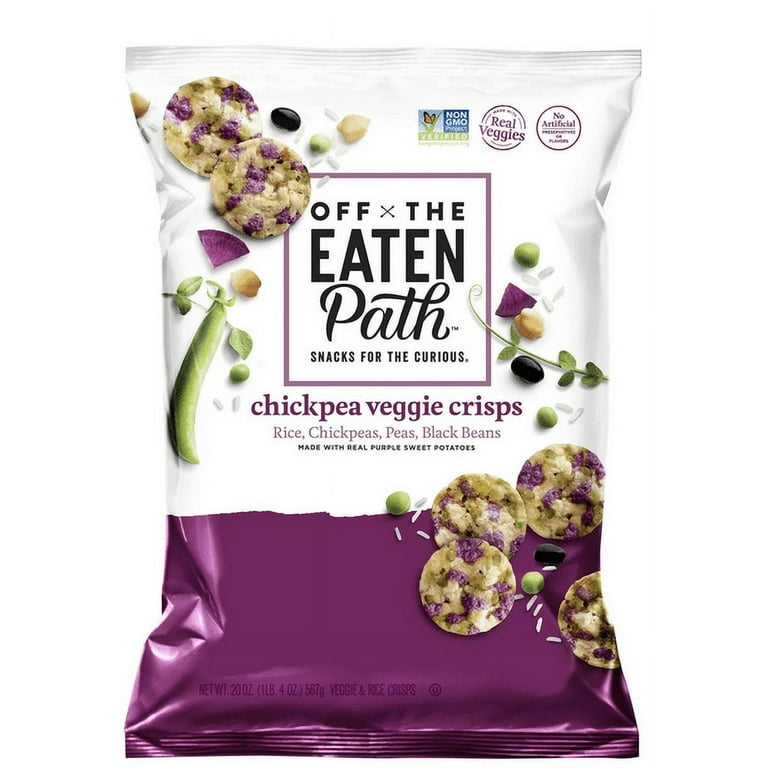 Off The Eaten Path Healthy Chickpea Veggie Crisps, Variety