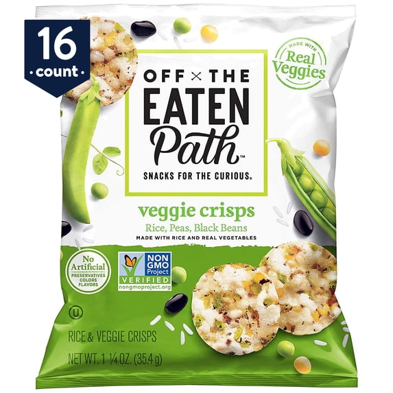 Off The Eaten Path Mosaic Veggie Crisps, 16 Ct
