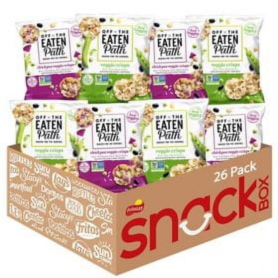 Off The Eaten Path, Veggie Crisps, 2 Flavor Variety Pack, 26