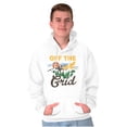 thumbnail image 1 of Off The Grid Camping Relax Nature Unisex Plus Fleece Graphic Hoodie Brisco Brands 4X, 1 of 5