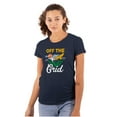 thumbnail image 1 of Off The Grid Camping Relax Nature Womens Slim Fit Graphic Tee Brisco Brands S, 1 of 5
