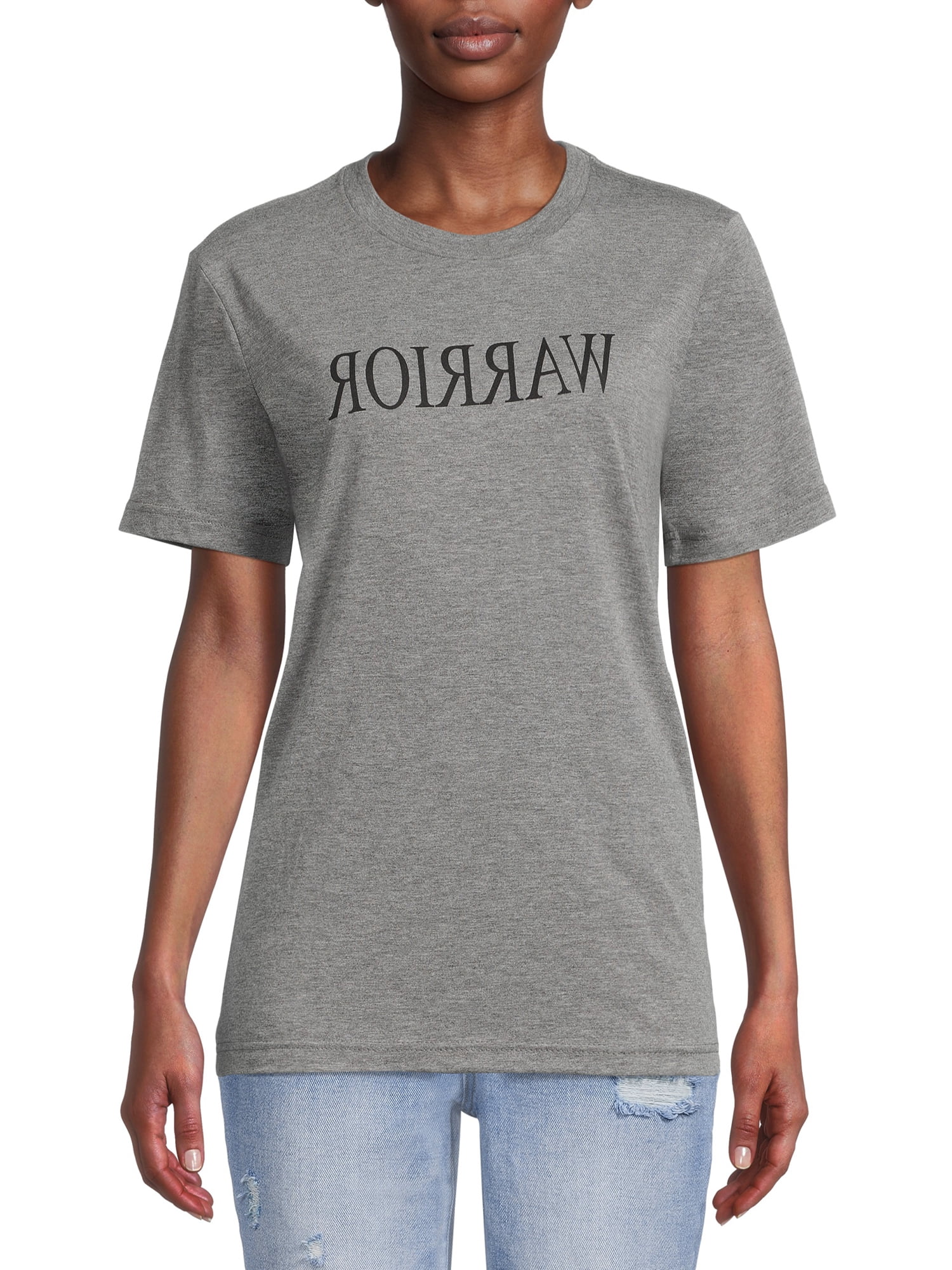 Off The Grid Women's Warrior Reverse Letter Tee with Short Sleeves
