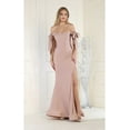 thumbnail image 1 of Women's May Queen Engagement Dress Plunging V-Neck A-Line Gown MQ2165 Ivory 4, 1 of 4