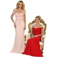 thumbnail image 1 of Off The Shoulder Prom Evening Gown, 1 of 11