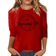 Off The Shoulder Tops For Women Womens Round Neck Quarter Sleeved
