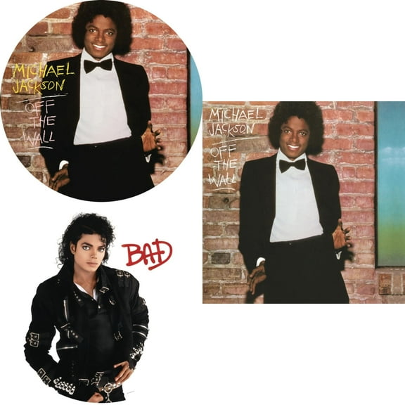 Off The Wall (Picture Disc) & Bad (Picture Disc) & Off The Wall (140G/Gatefold) [LP Vinyl Bundle]