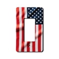 thumbnail image 1 of Off The Wall Plates - American Flag - Single Gang Paddle Rocker, 1 of 4