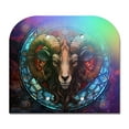 thumbnail image 1 of Off The Wall Plates - Aries Zodiac Holographic Decorative Acrylic Cover Double Blank Wallplate, 1 of 5