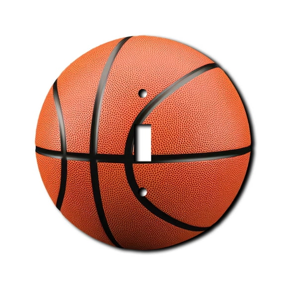 Off The Wall Plates - Basketball - Single Gang Light Switch
