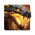 thumbnail image 1 of Off The Wall Plates - Black Fire Dragon Classic Decorative Acrylic Cover Double Blank Wallplate, 1 of 5