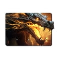 thumbnail image 1 of Off The Wall Plates - Black Fire Dragon Classic Decorative Acrylic Cover Triple Blank Wallplate, 1 of 5