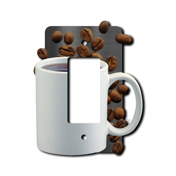 Off The Wall Plates - Coffee Cup - Single Gang Paddle Rocker