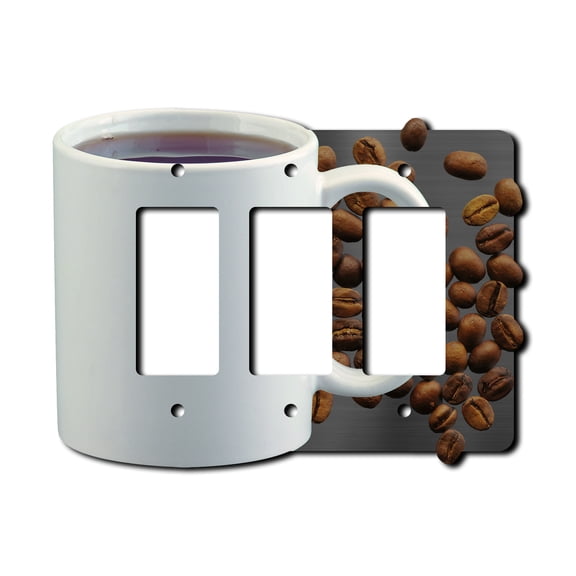 Off The Wall Plates - Coffee Cup - Triple Gang Paddle Rocker