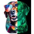 thumbnail image 1 of Off The Wall Plates - Cool Dog Glow in the Dark Decorative Acrylic Cover Single Blank Wallplate, 1 of 5