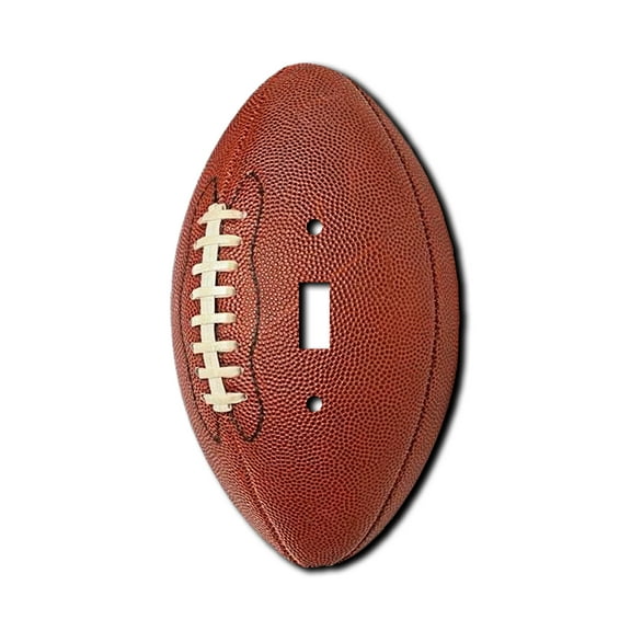 Off The Wall Plates - Football - Single Gang Light Switch
