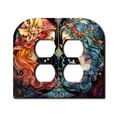 thumbnail image 1 of Off The Wall Plates - Gemini Zodiac Classic Decorative Acrylic Cover Double Outlet Wallplate, 1 of 5