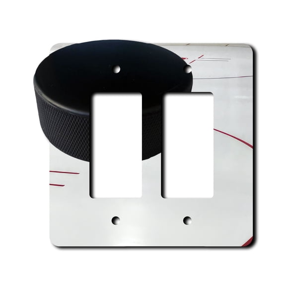 Off The Wall Plates - Hockey Puck - Double Gang Paddle Rocker