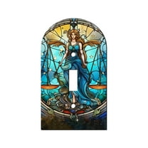 Off The Wall Plates - Libra Zodiac Classic Decorative Acrylic Cover Single Light Switch Wallplate