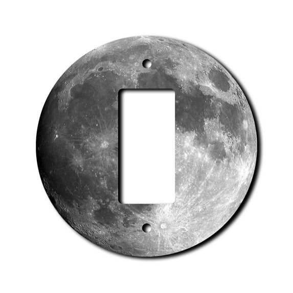 Off The Wall Plates - Moon Outer Space - Single Gang Paddle Rocker