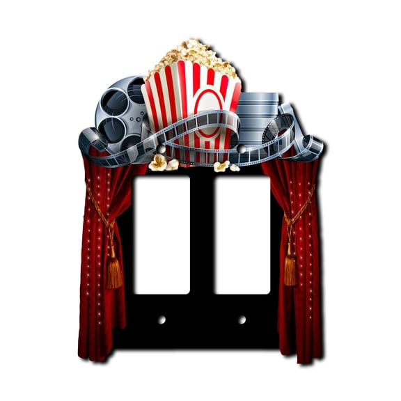 Off The Wall Plates - Movie Theater - Double Gang Paddle Rocker