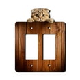 thumbnail image 1 of Off The Wall Plates - Peeking Cat Scotish Fold Classic Decorative Acrylic Cover Double Paddle Rocker Wallplate, 1 of 5