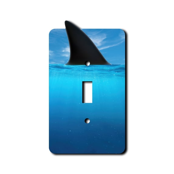 Off The Wall Plates - Shark Fin - Single Gang Light Switch