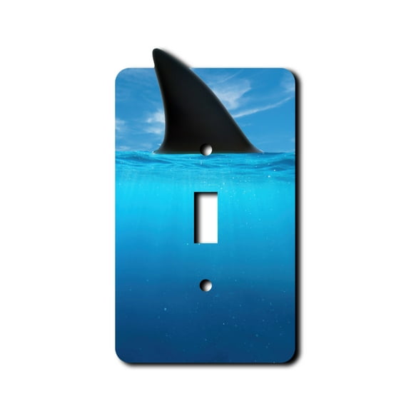 Off The Wall Plates - Shark Fin - Single Gang Light Switch