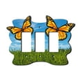 thumbnail image 1 of Off The Wall Plates - Summer Butterfly - Triple Gang Paddle Rocker, 1 of 4
