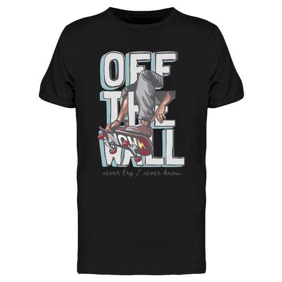 Off The Wall T-Shirt Men -Image by Shutterstock, Male Medium