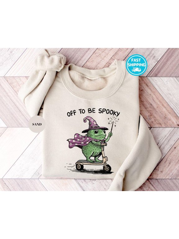 Off To Be Witch Frog Sweatshirt