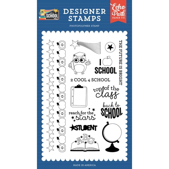 Off To School: Top Of The Class Stamp Set