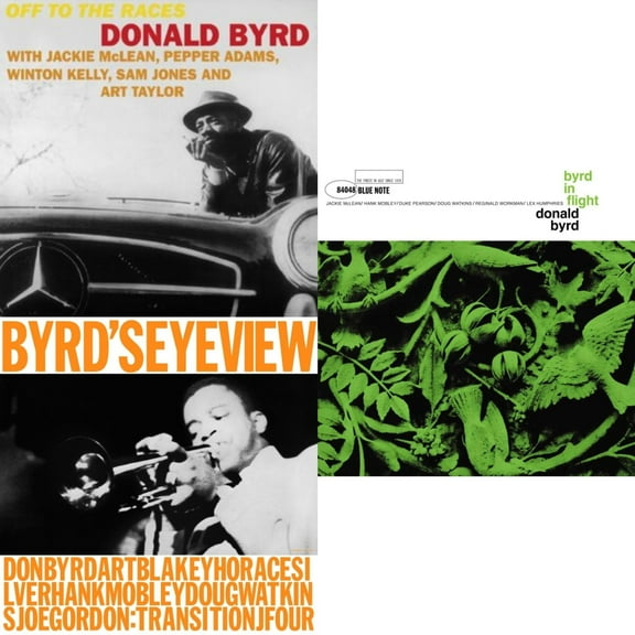Off To The Races & Byrd's Eye View (Blue Note Tone Poet Series) & Byrd In Flight (Blue Note Tone Poet Series) [LP Vinyl Bundle]