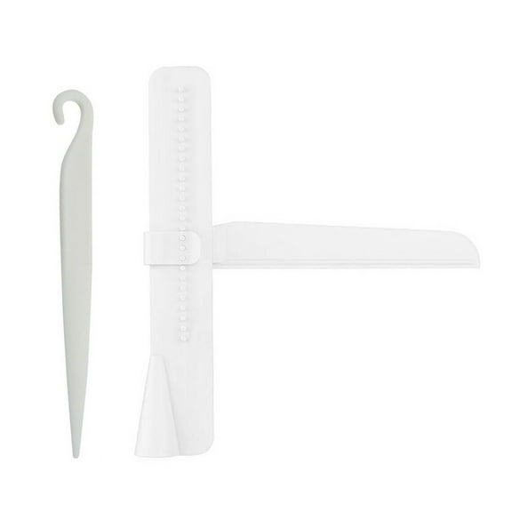 Off-White Adjustable Icing Scraper Cake Smoother with White Stripping Knife